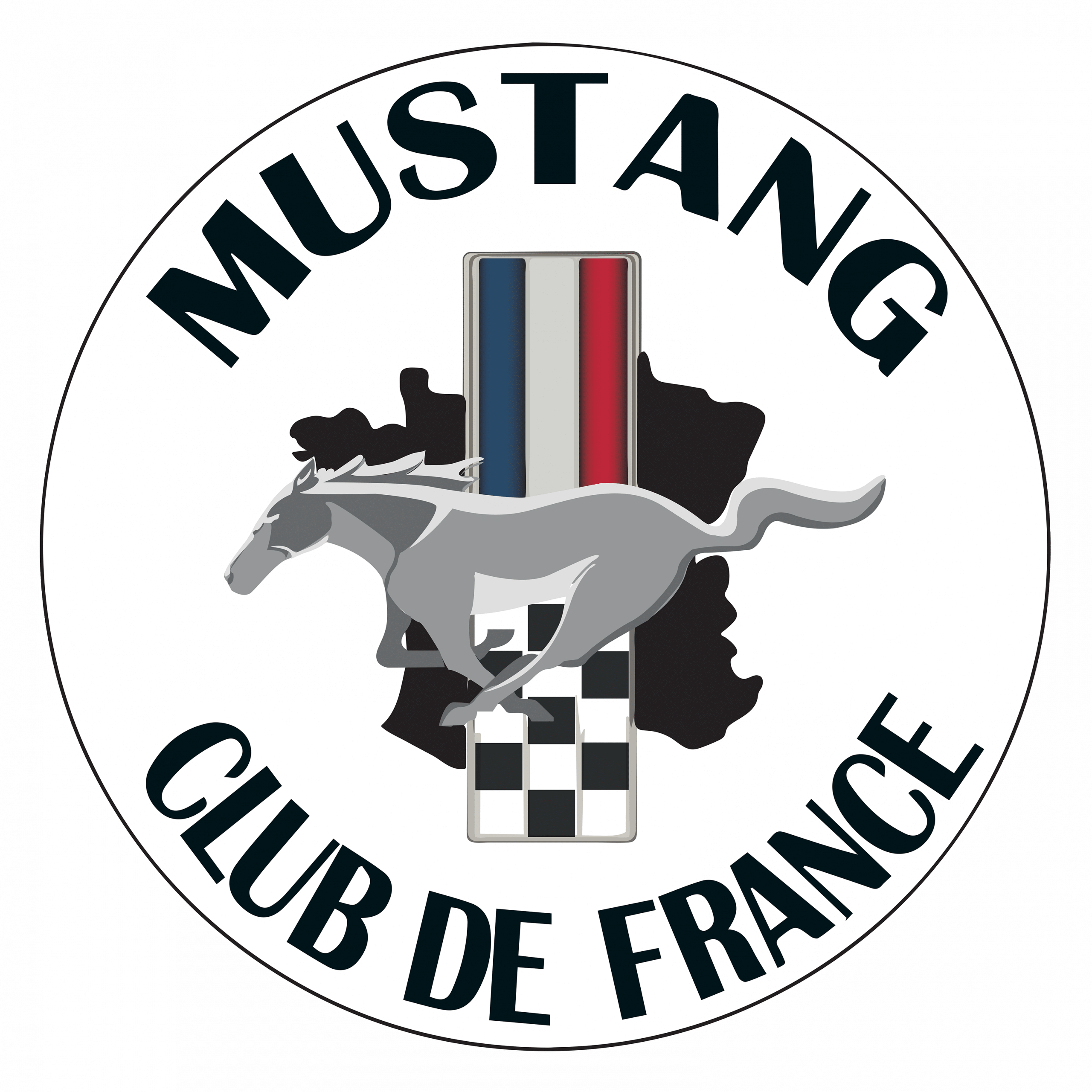 Logo du Mustang Club de France - Collaboration en tant que Vidéaste événementiel et Télépilote de drone 